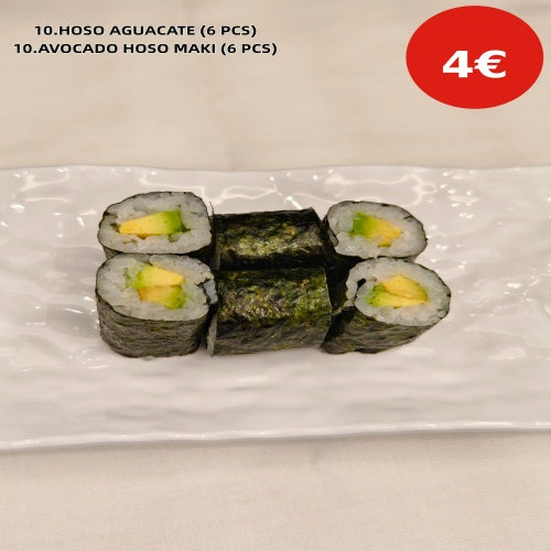 10.HOSO AGUACATE (6 PCS)