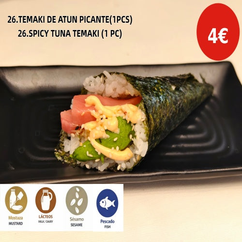 26.TEMAKI DE ATUN PICANTE (1 PC)