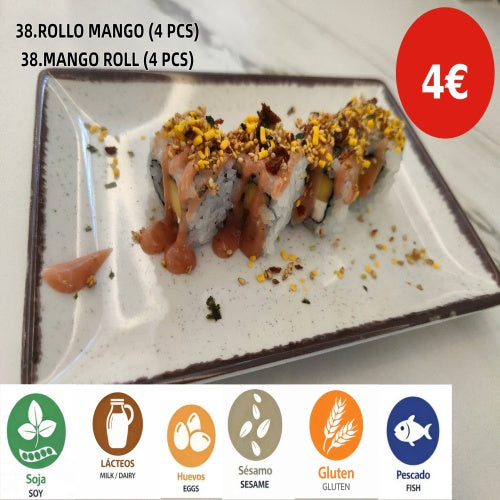 38.ROLLO MANGO (4 PCS)