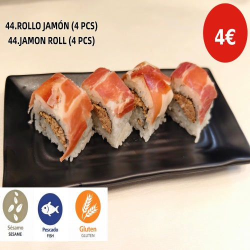 44.ROLLO JAMÓN (4 PCS)