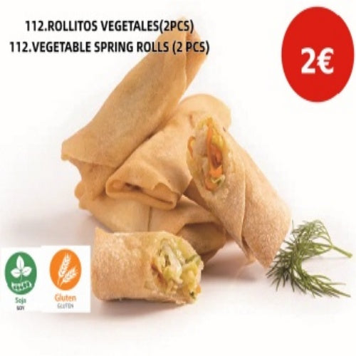 112.ROLLITOS VEGETALES(2PCS)