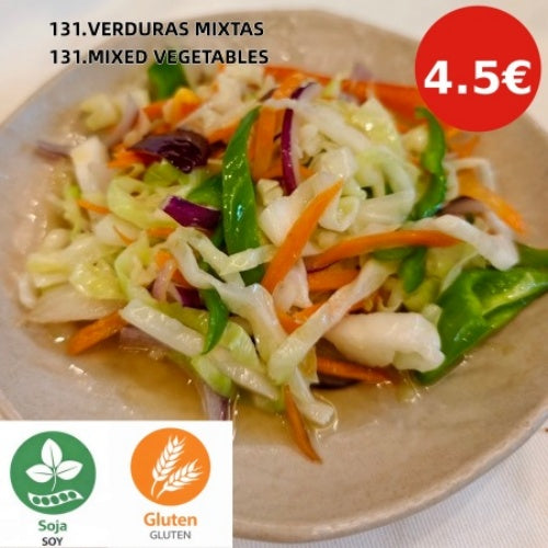 131.VERDURAS MIXTAS GINZA