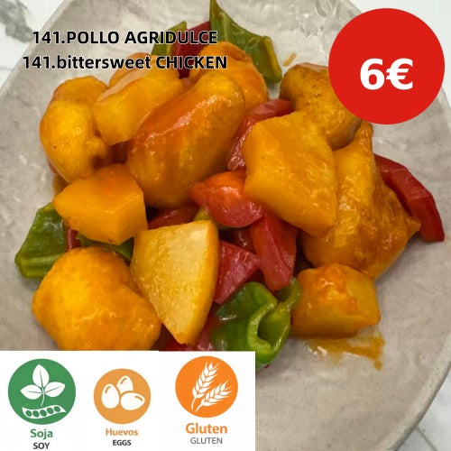 141.POLLO AGRIDULCE