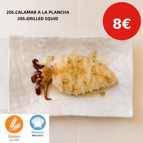 206.CALAMAR A LA PLANCHA