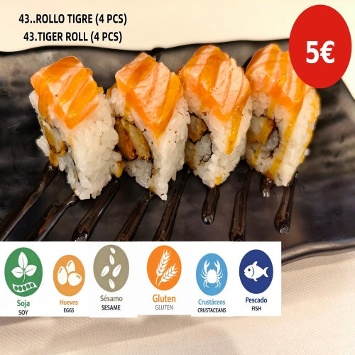 43.ROLLO TIGRE (4 PCS)