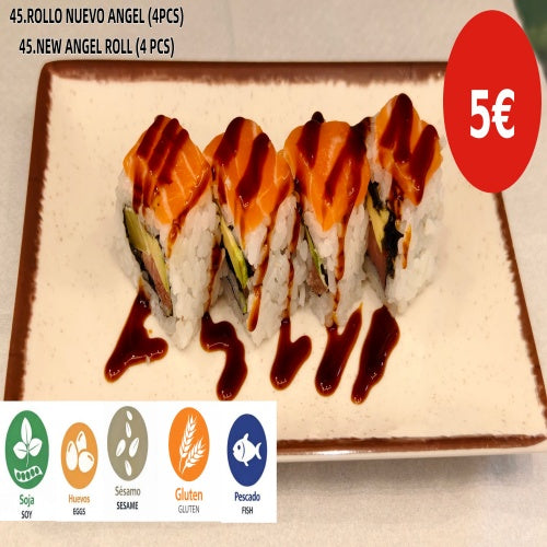 45.ROLLO NUEVO ANGEL (4 PCS)