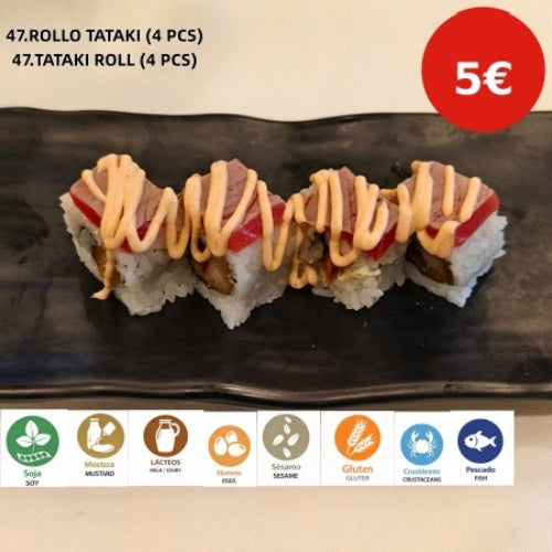 47.ROLLO TATAKI (4 PCS)