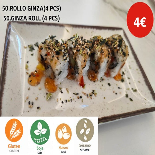 50.ROLLO GINZA(4 PCS)
