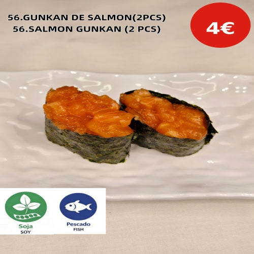 56.GUNKAN DE SALMON (2 PCS)