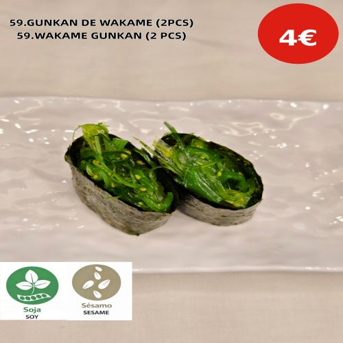 59.GUNKAN DE WAKAME (2 PCS)