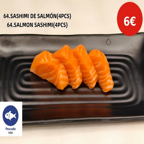 64.SASHIMI DE SALMÓN